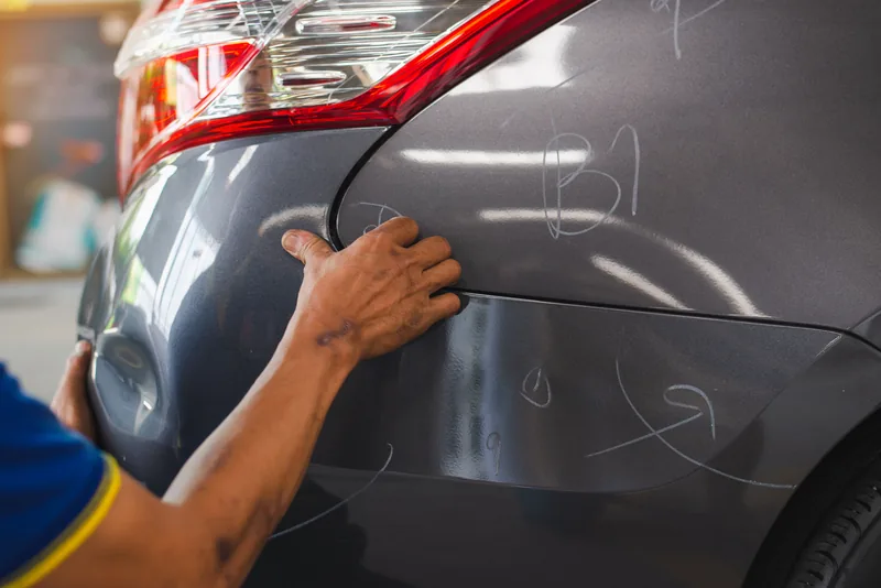 Collision repair at Mid-County Collision in Massapequa NY